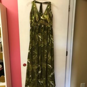 Long halter top dress